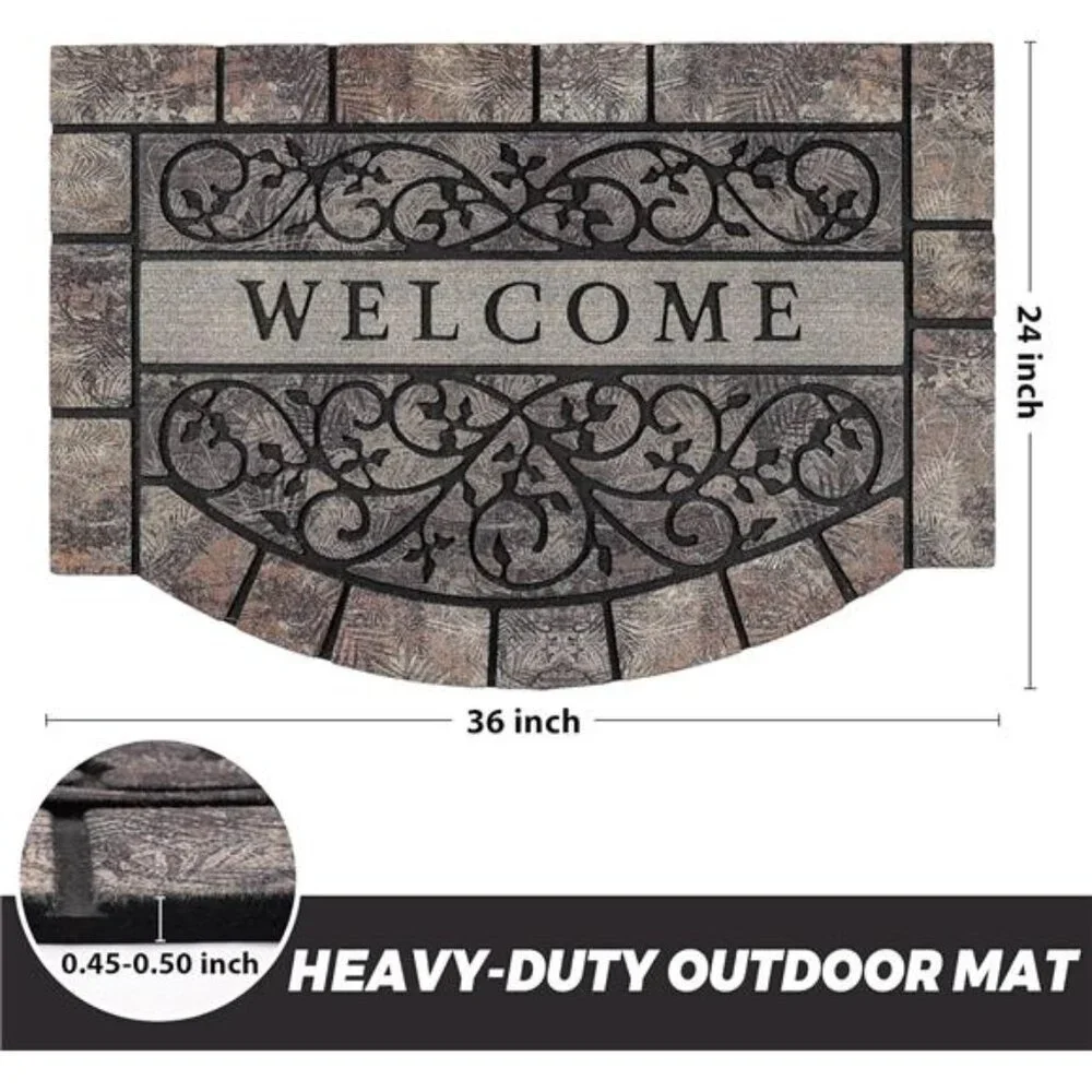 Thick Welcome Mats Outdoor, 24 * 36